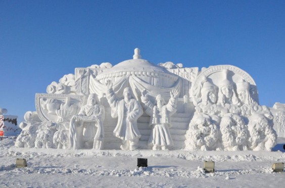 esculturas de neve