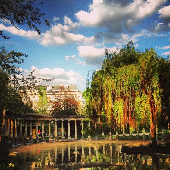 parque monceau, paris