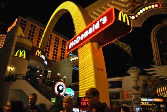 El McDonald's casino - Las Vegas, EE.UU.