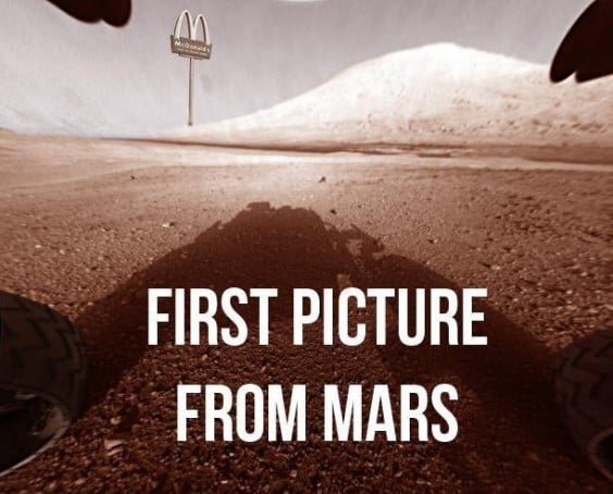 El primer McDonald's de Marte