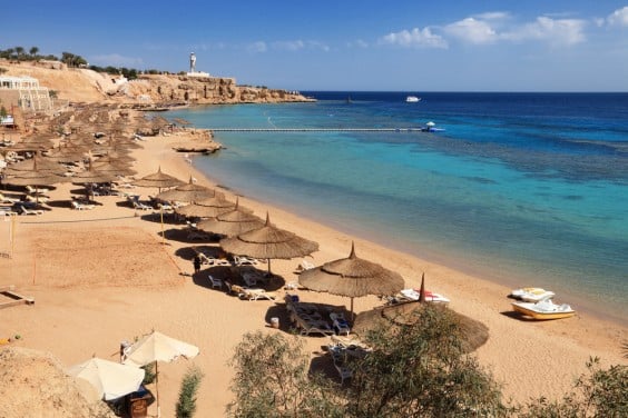 Praia Sharm el-sheikh, Egipto