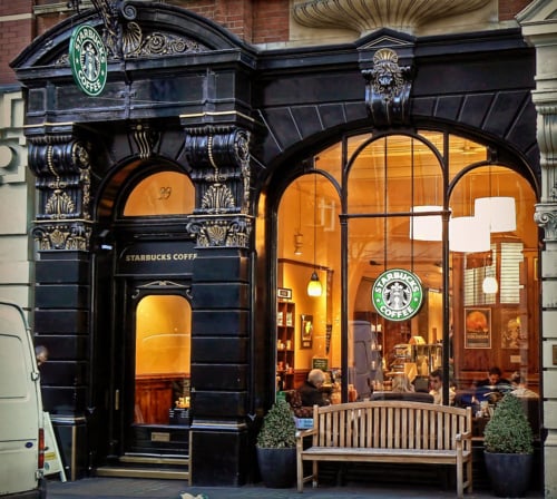 Starbucks, Londres, (Martins Lane)