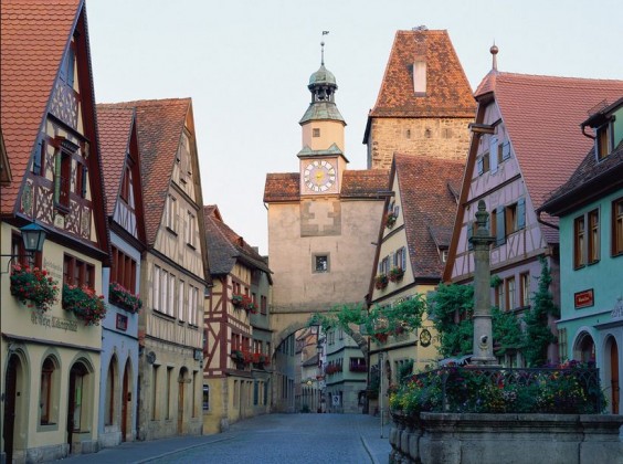 Rothenburg Ob Der Tauber, Allemagne Rothenburg Ob Der Tauber, Allemagne