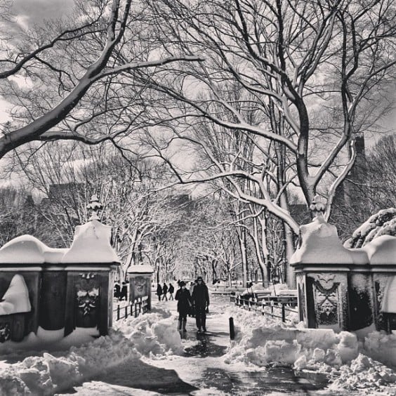 New York Covered in Snow