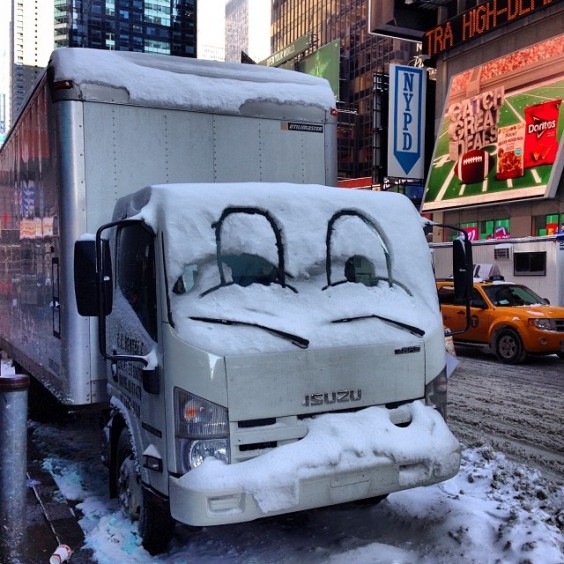 New York Covered in Snow