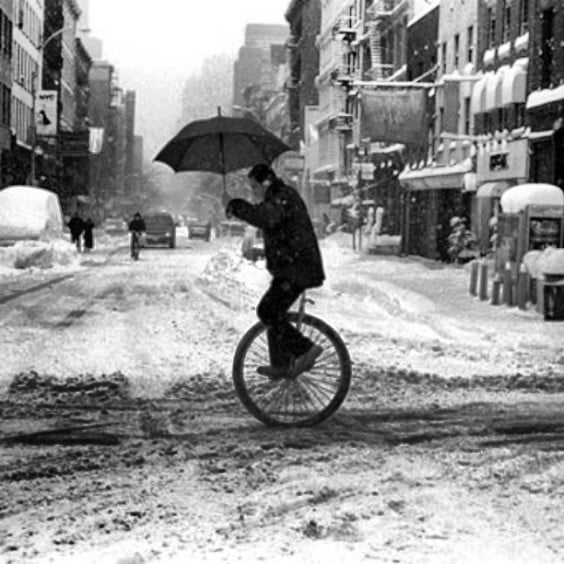 New York Covered in Snow