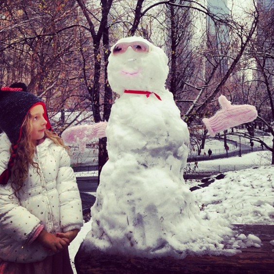 muñeco nieve Nueva York
