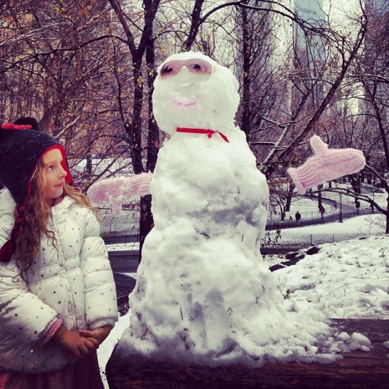 New York Covered in Snow