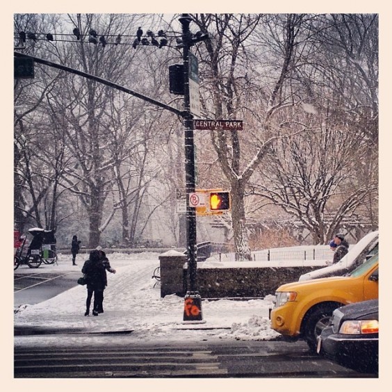 New York Covered in Snow