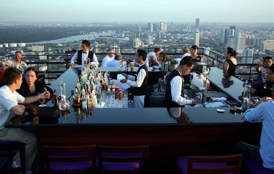 terrasse du Vertigo Bar Bangkok