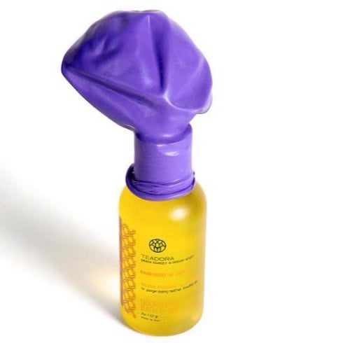 balão para proteger frascos de cosméticos