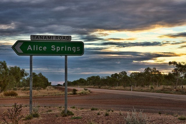 road trip desert australien