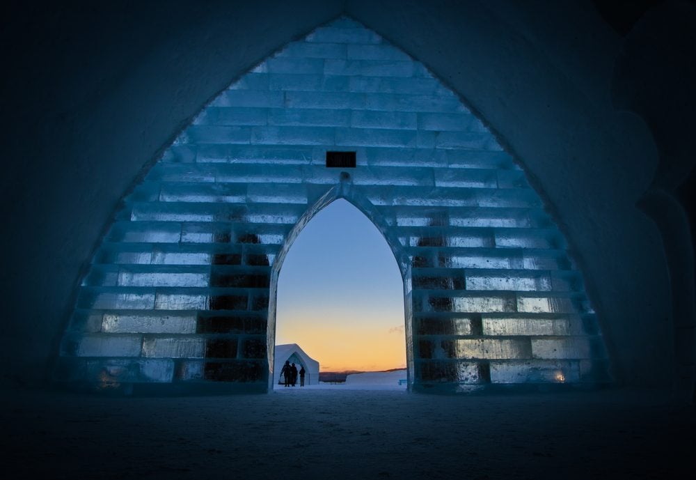 hotel de glace quebec