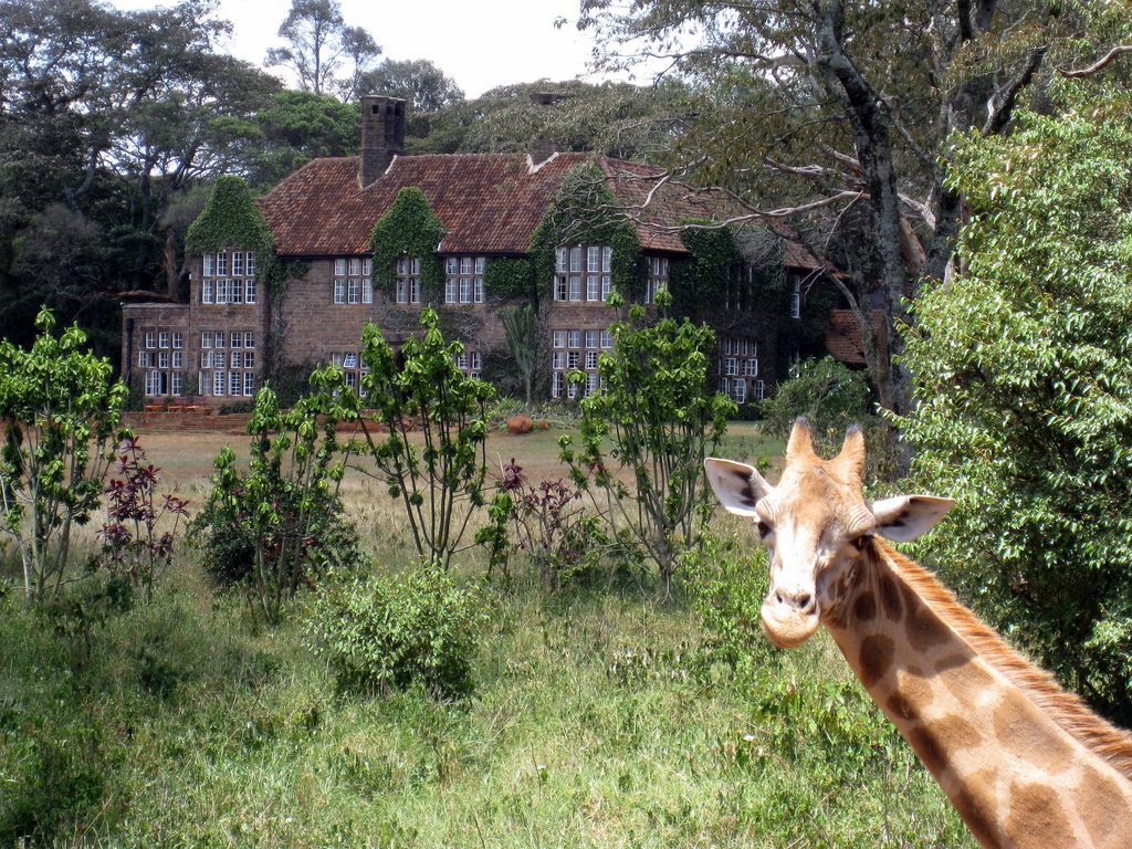 Giraffe manor Nairobi Kenya