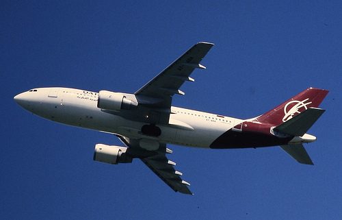 Avion de Quatar Airways