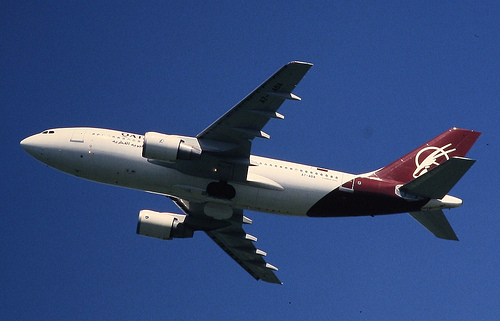 Avion de Quatar Airways