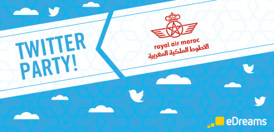 Twitter Party Royal Air Maroc
