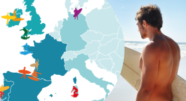 Les 15 meilleures plages d’Europe pour faire du surf