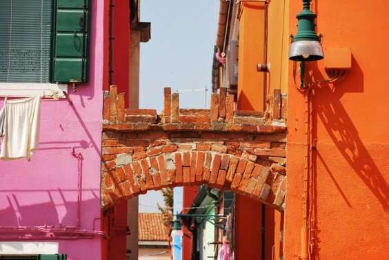 Burano, venise, italie