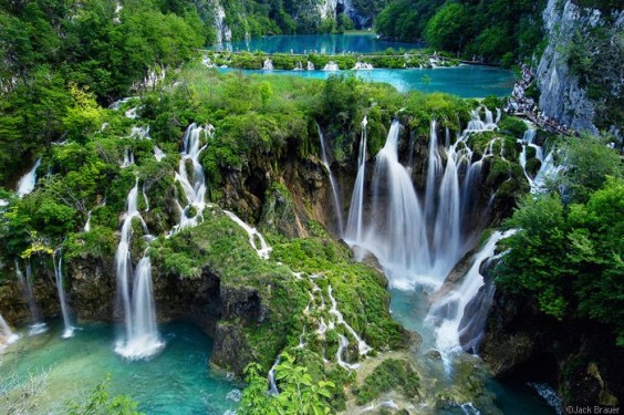  cascades de Plitvice, Zagreb, Croatie, et Zadar, Dalmatie du Nord.