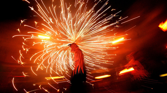 Correfocs Mercé Barcelone