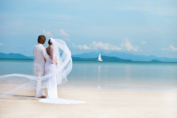mariage sur une île