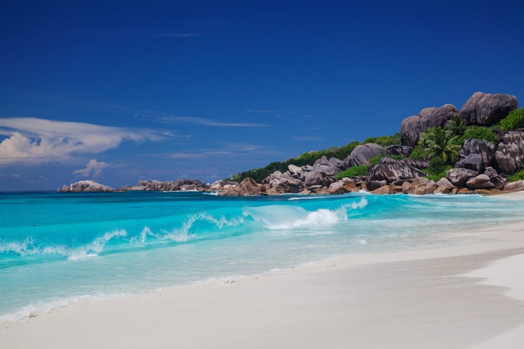 Les Seychelles bord de mer 