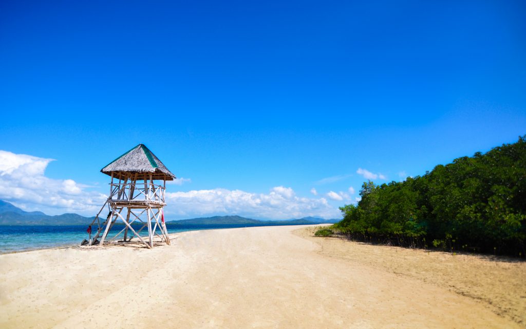 île de Palawan sable blanc eaux turquoises