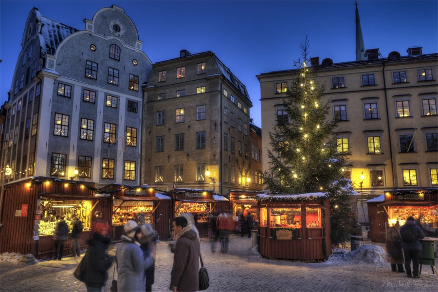 Marché de Noël à Stockholm