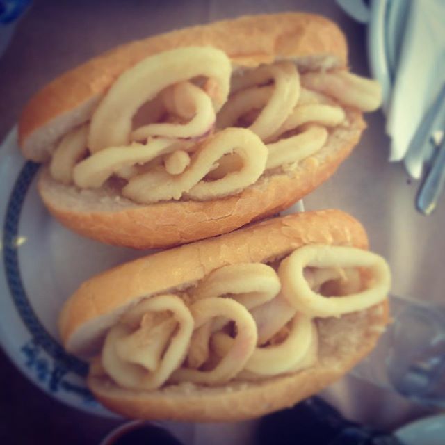 Panino con calamari 