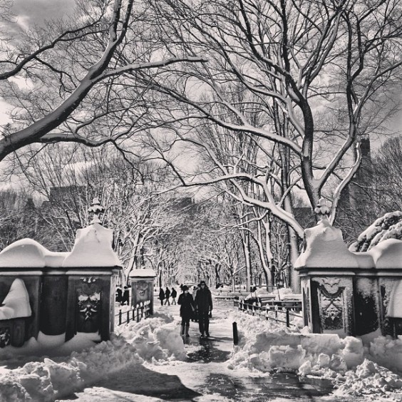 new york sous la neige