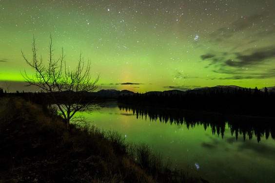 aurores boreales canada