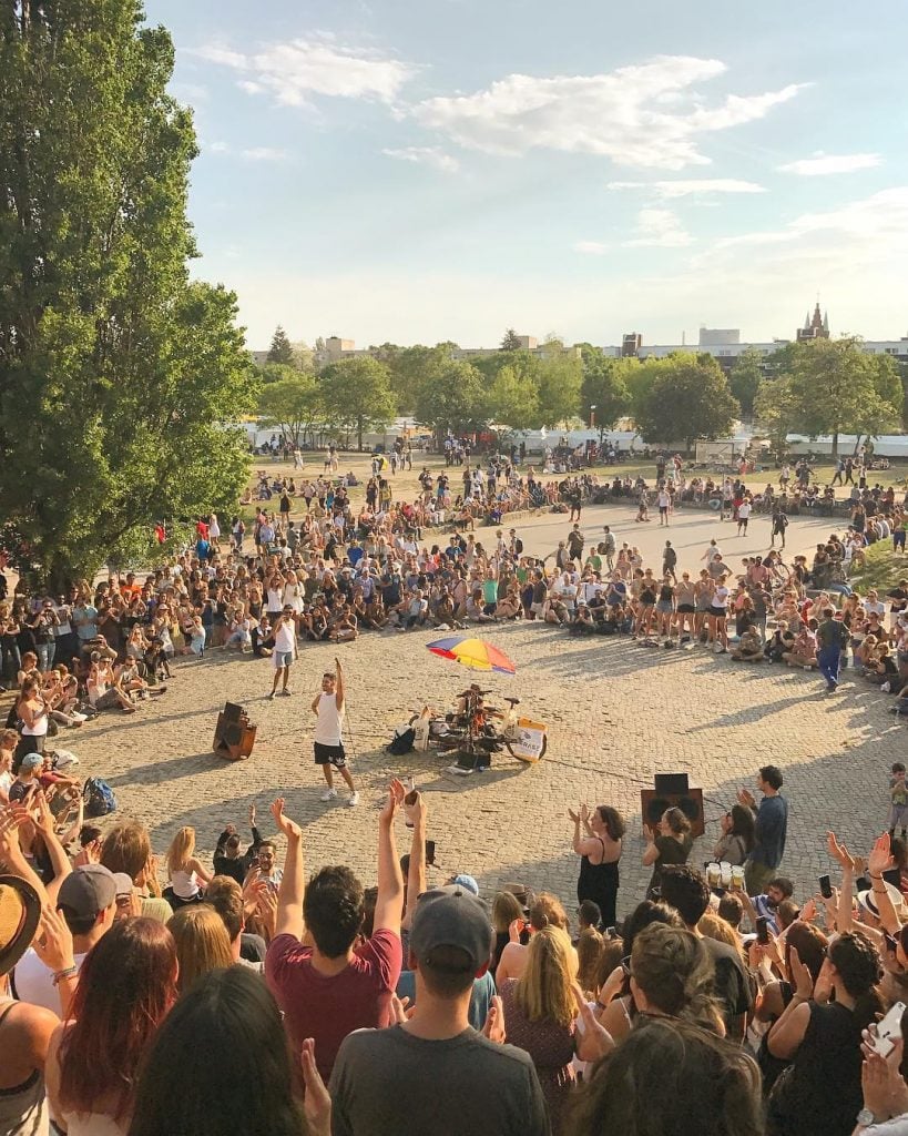 Karaoke Mauerpark Berlin