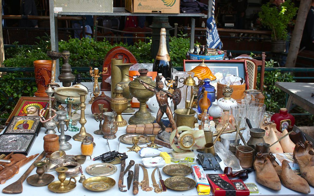 Marché aux puces de Monastirakis Athènes