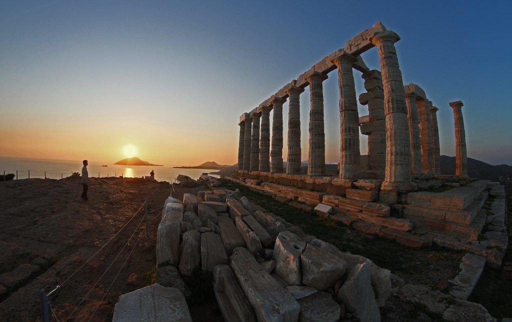 Sounion et temple de Poséidon