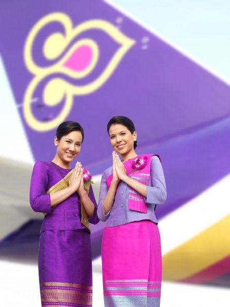 Thai Airways cabin crew outfit