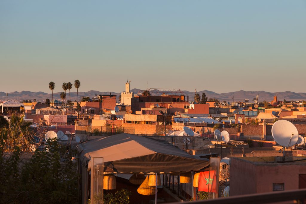 coucher de soleil sur Marrakech - edreams