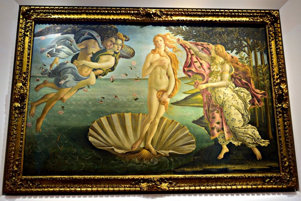 naissance de venus botticelli florence