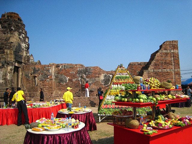 festin singes Lopburi thailande blog edreams