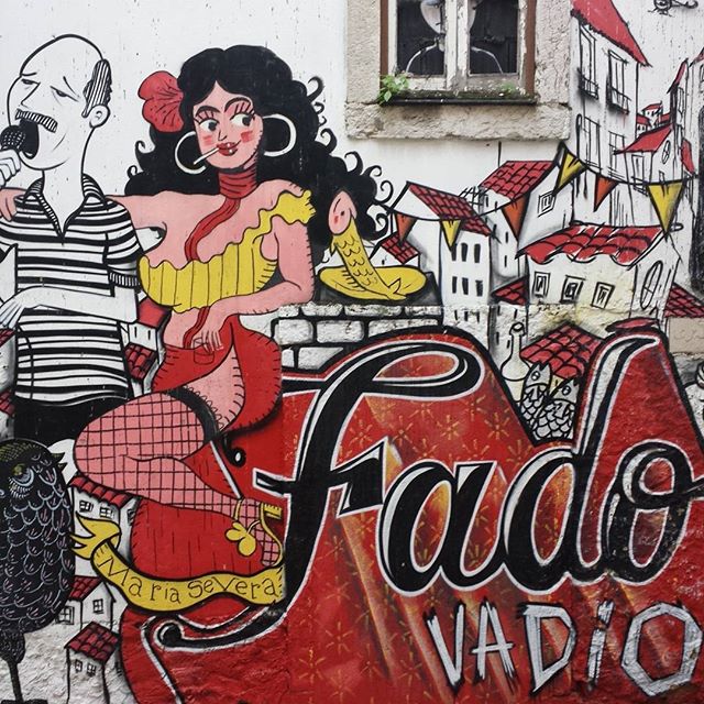 affiche pour un spectacle de Fado - Portugal