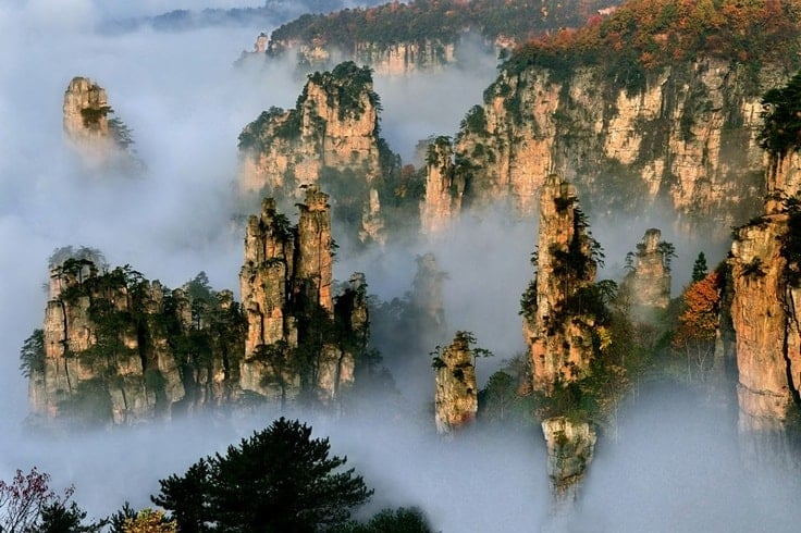 monts Tianzi en Chine - blog eDreams