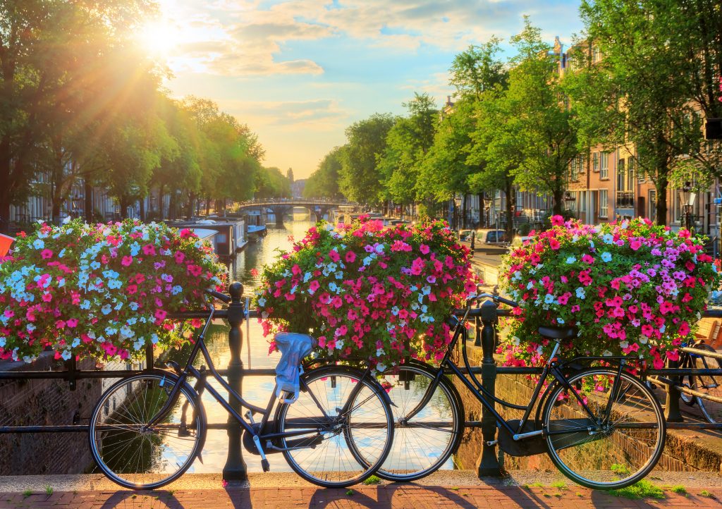 Amsterdam Canaux à vélo