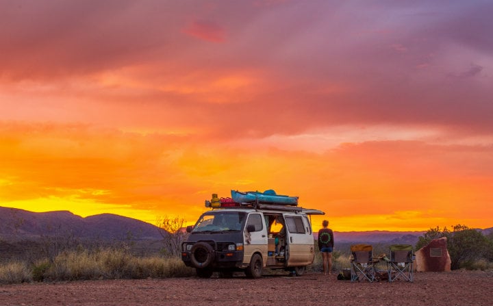 van coucher de soleil ausrtalie territoire du nord - blog edreams