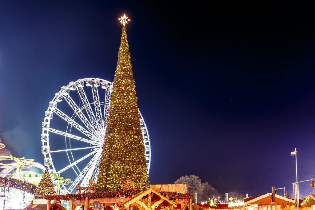 sapin de noël à Hyde Park - edreams