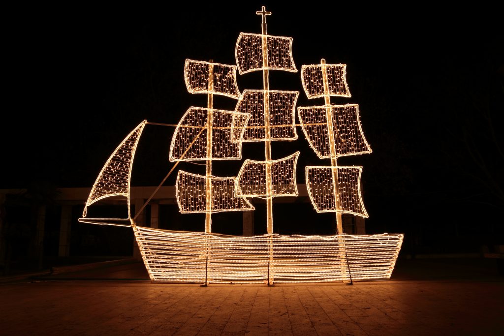 bateau de noel - grèce