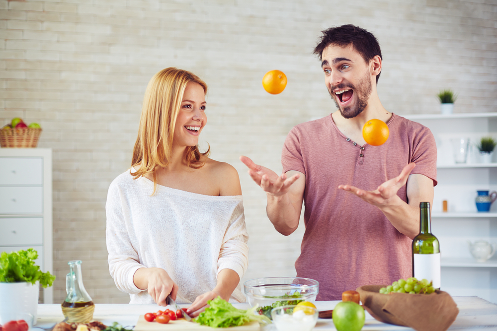 couple en cuisine