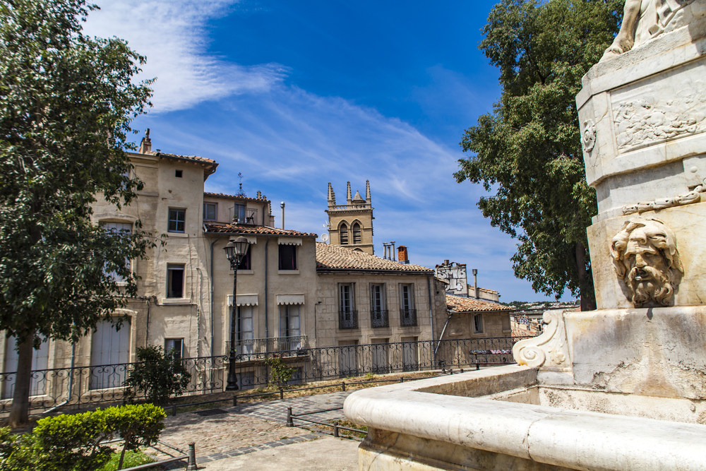 fontaine de place de la Canourgue Montpellier