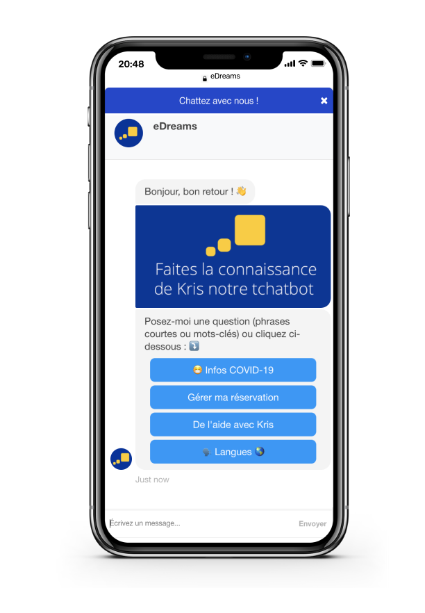 Kris eDreams chatbot