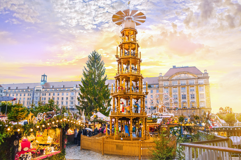 Striezelmarkt, Dresde, Allemagne