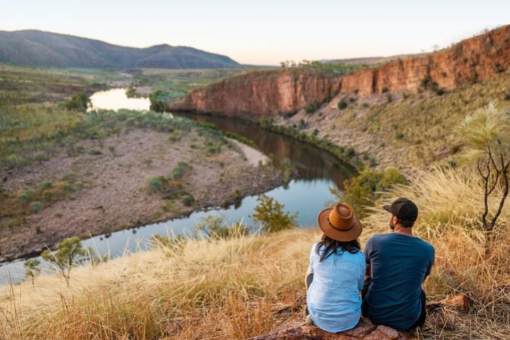 Un couple dans le Territoire du Nord de l'Australie